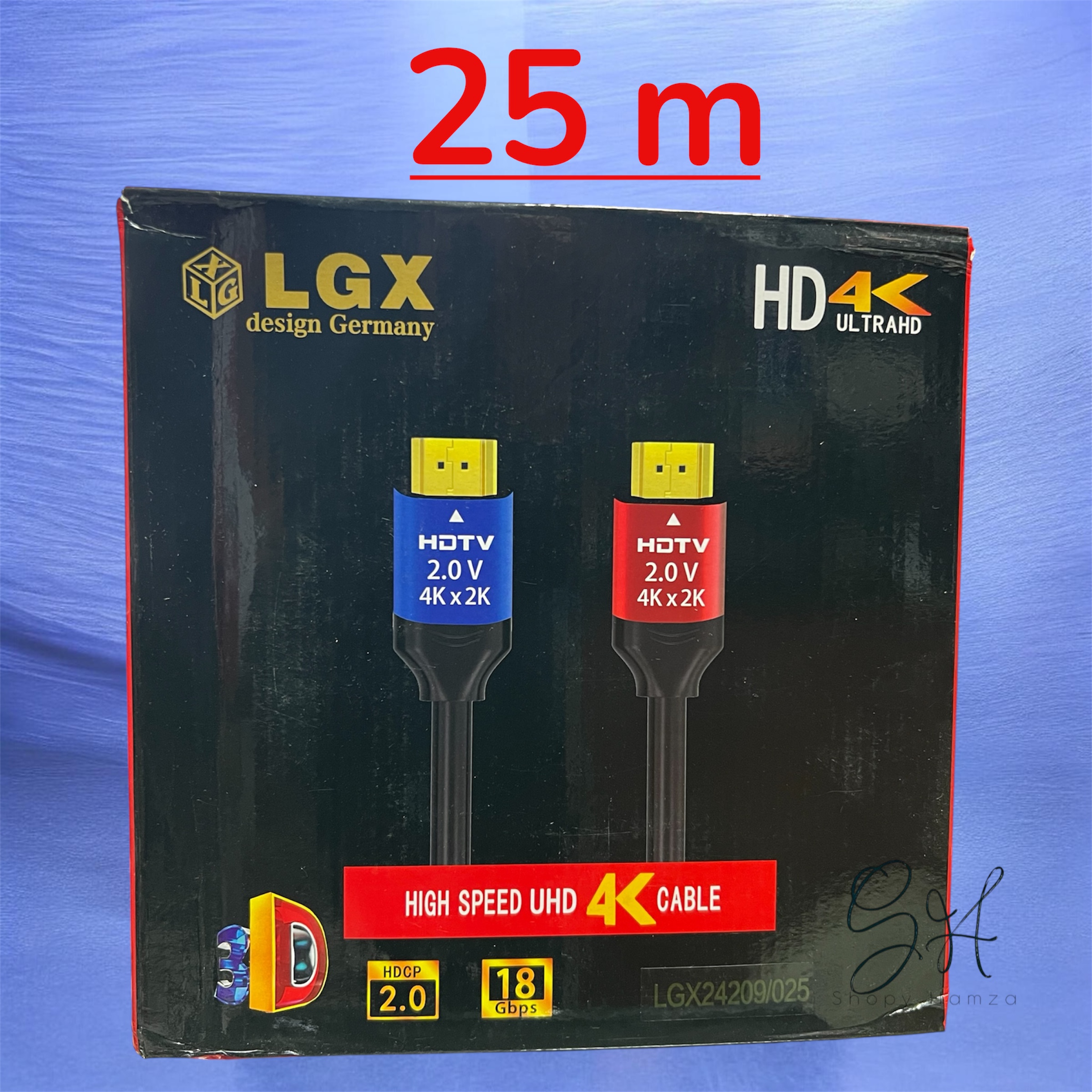 Cable HDMI 2.0 4K Ultra HD 25m